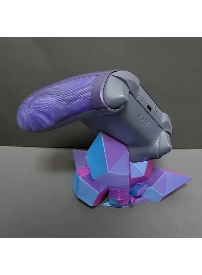 Black 3D Printed Crystal Shaped Game Controller Stand Compatible With Xbox PS4 PS5 - Image 5